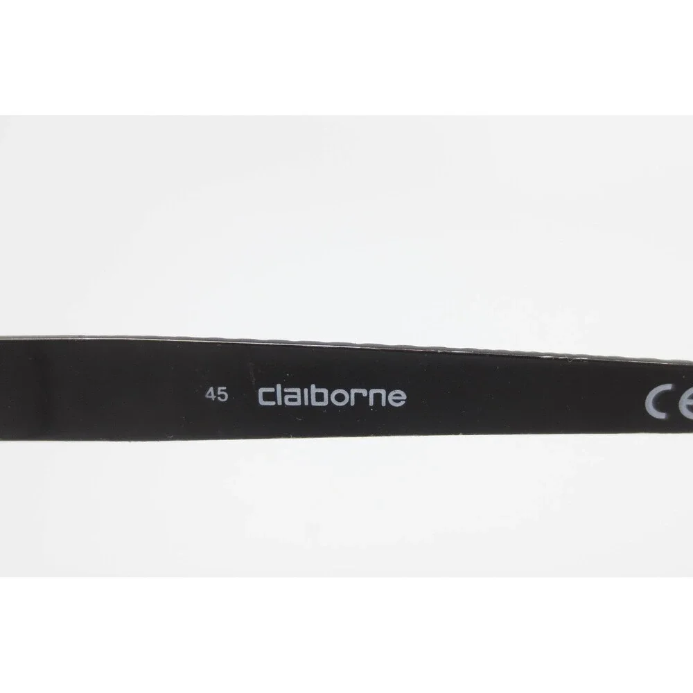 Claiborne CB247 Eyeglass Frames Tortoise Black Rectangular 53-18-145 WR9 Mens